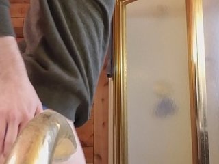twink boy farting out a huge load of cum from a 57 year old hookup